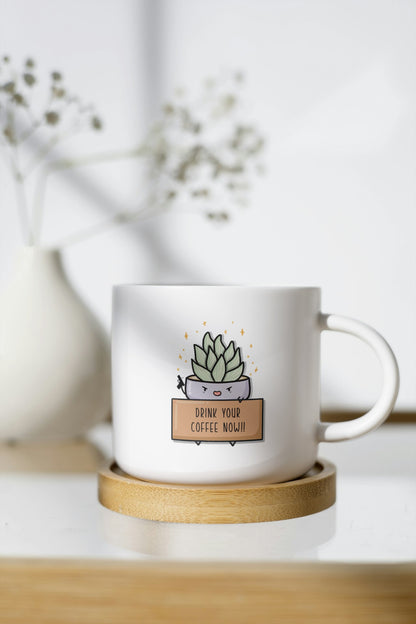 Plant with the gun mug