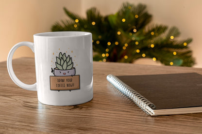 Plant with the gun mug