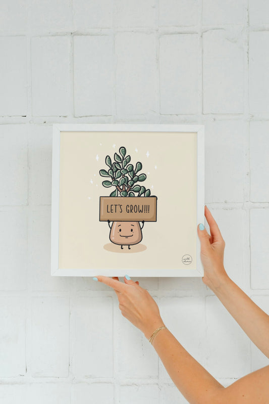 Let's Grow Wall Art